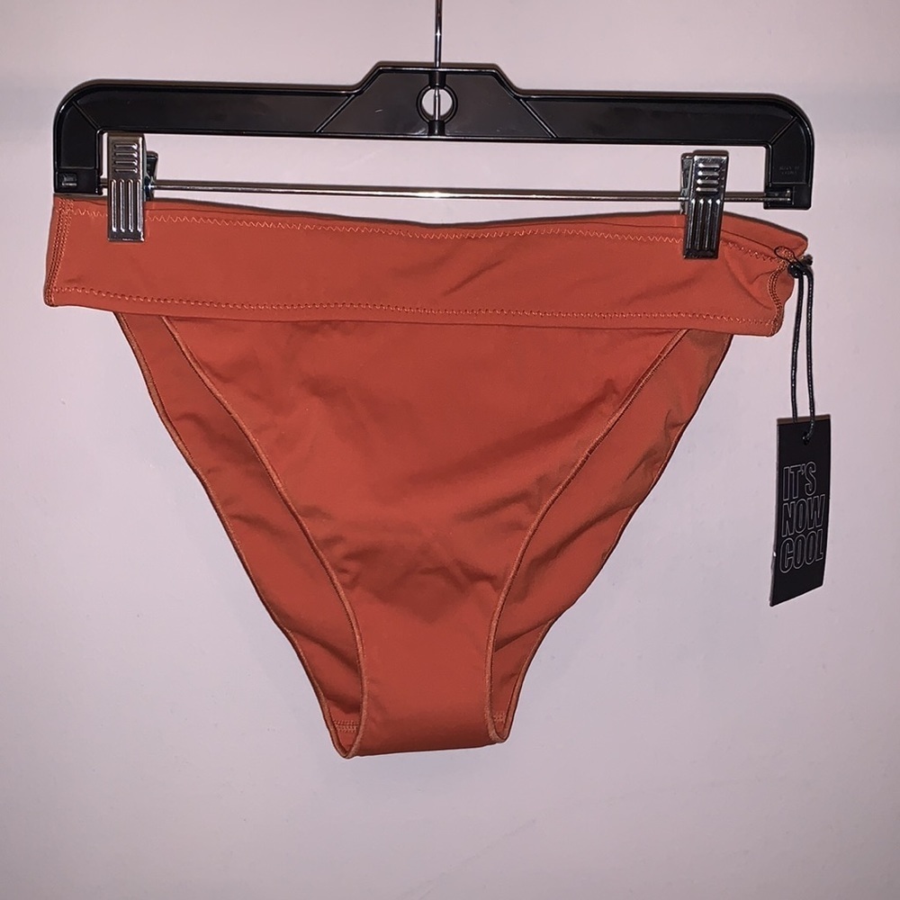 NWT it's now cool the contour bikini pant color rust